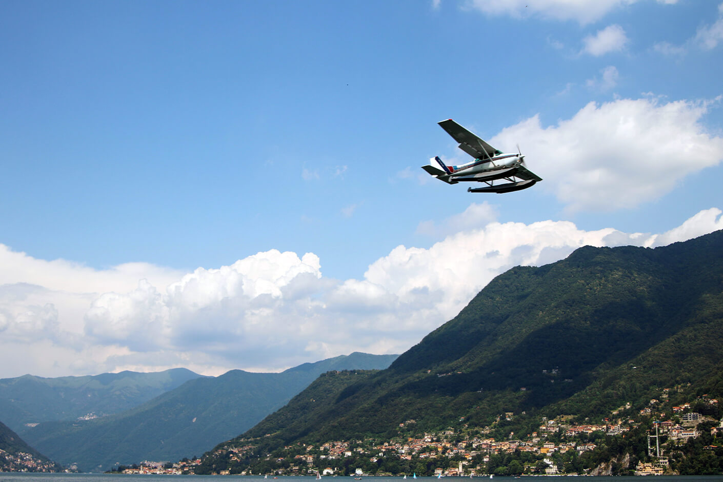 Il lago dall'alto